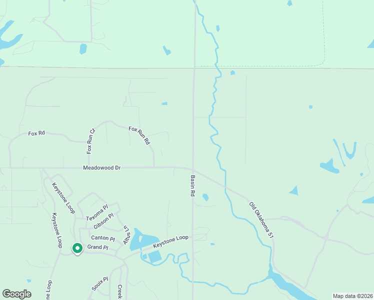 map of restaurants, bars, coffee shops, grocery stores, and more near 32255 Oak Hollow in Mannford