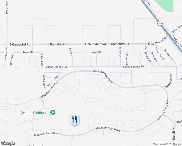 map of restaurants, bars, coffee shops, grocery stores, and more near 5226 Lignum Avenue in Pahrump