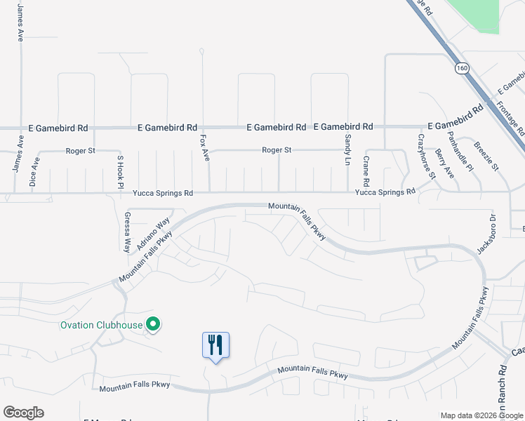 map of restaurants, bars, coffee shops, grocery stores, and more near 5226 Lignum Avenue in Pahrump