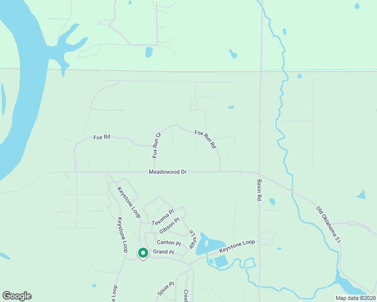 map of restaurants, bars, coffee shops, grocery stores, and more near 492 Trail End Road in Mannford