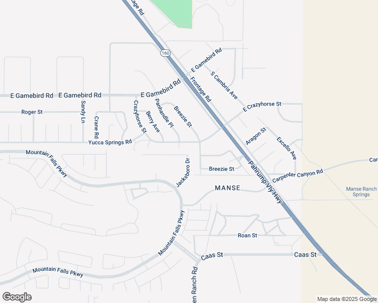 map of restaurants, bars, coffee shops, grocery stores, and more near 5990 Badlands Lane in Pahrump