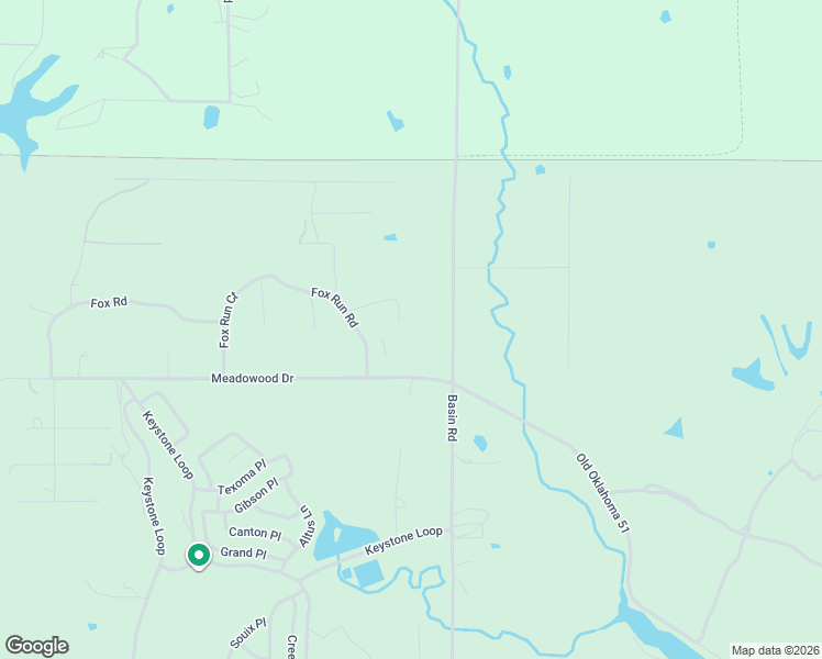 map of restaurants, bars, coffee shops, grocery stores, and more near 32255 Oak Hollow in Mannford