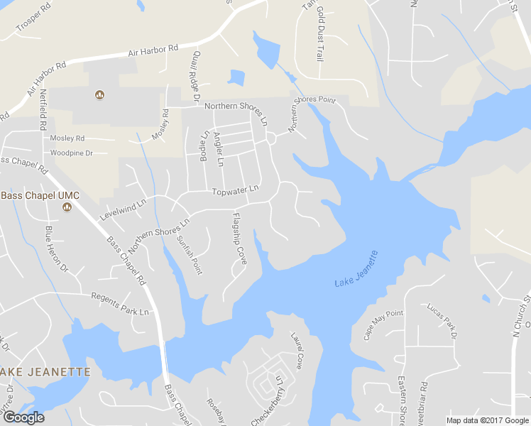 map of restaurants, bars, coffee shops, grocery stores, and more near 4 Captain's Point in Greensboro