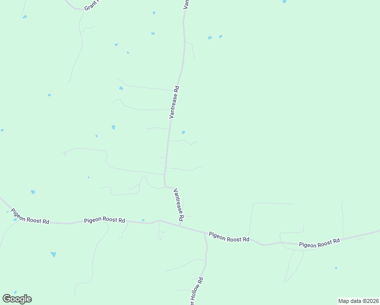 map of restaurants, bars, coffee shops, grocery stores, and more near 83 Vantrease Road in Brush Creek