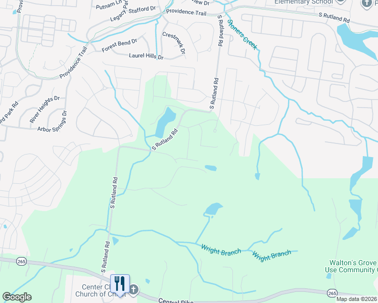 map of restaurants, bars, coffee shops, grocery stores, and more near 780 South Rutland Road in Mount Juliet