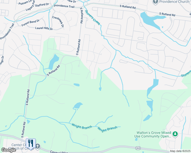 map of restaurants, bars, coffee shops, grocery stores, and more near 645 Foster Lane in Mt. Juliet