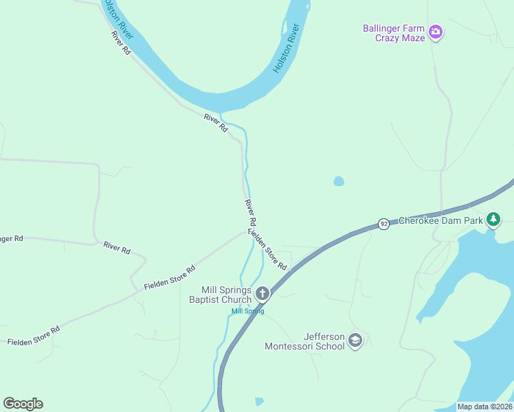 map of restaurants, bars, coffee shops, grocery stores, and more near 1416 River Road in New Market