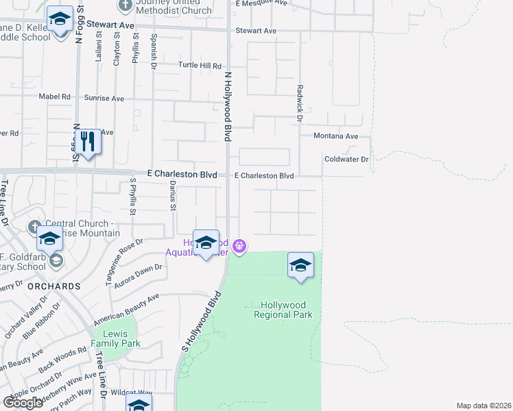 map of restaurants, bars, coffee shops, grocery stores, and more near 6830 Stone Meadows Avenue in Las Vegas