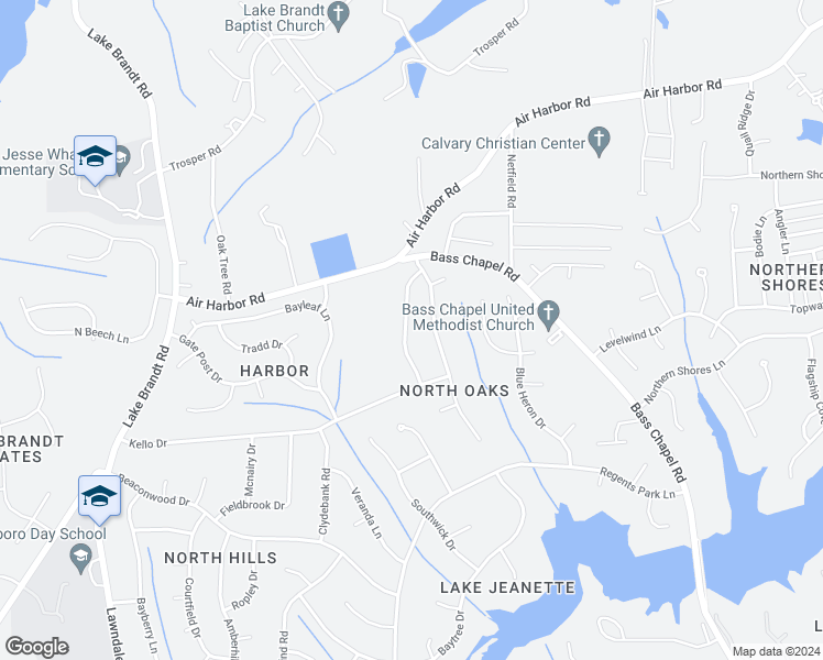 map of restaurants, bars, coffee shops, grocery stores, and more near 5314 Summerwood Drive in Greensboro