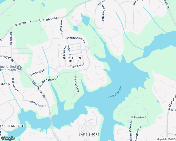 map of restaurants, bars, coffee shops, grocery stores, and more near 4 Captain's Point in Greensboro