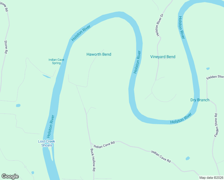 map of restaurants, bars, coffee shops, grocery stores, and more near 2324 Holston View Road in New Market