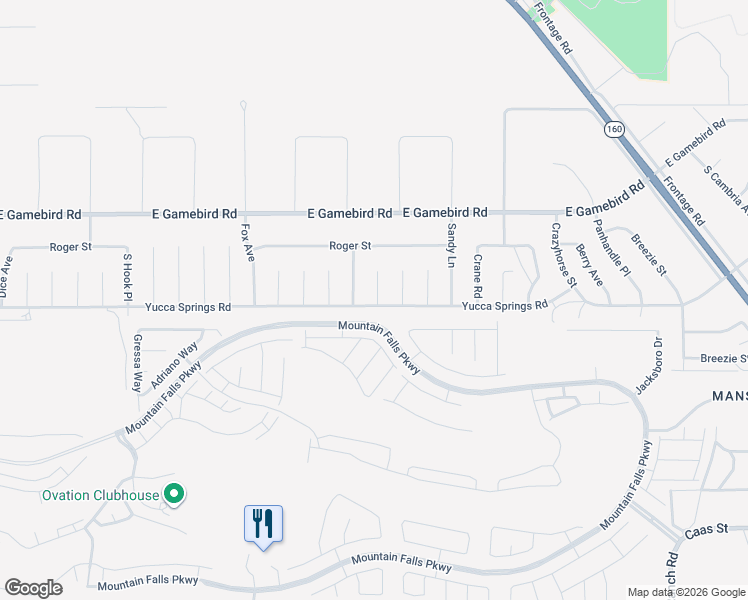 map of restaurants, bars, coffee shops, grocery stores, and more near 4220 Tavern Place in Pahrump