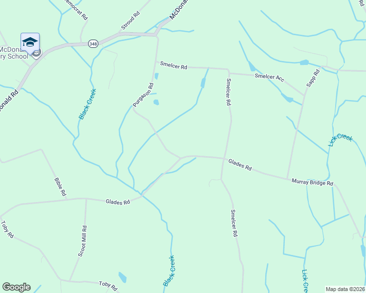 map of restaurants, bars, coffee shops, grocery stores, and more near 190 Glades Rd in Greene