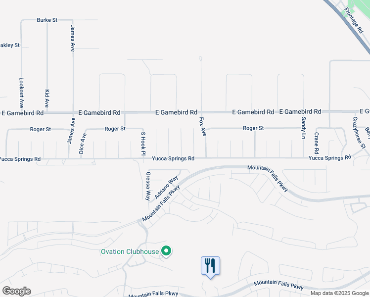 map of restaurants, bars, coffee shops, grocery stores, and more near 4181 Flaxon Place in Pahrump
