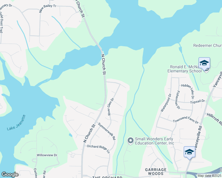 map of restaurants, bars, coffee shops, grocery stores, and more near 557 Shannon Ridge Court in Greensboro