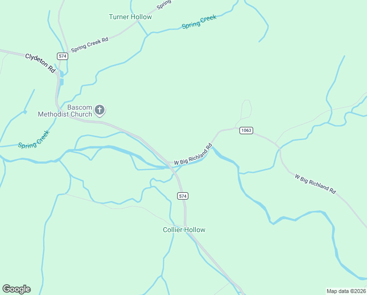 map of restaurants, bars, coffee shops, grocery stores, and more near 5726 Clydeton Road in Waverly