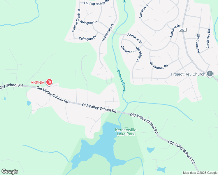 map of restaurants, bars, coffee shops, grocery stores, and more near 6365 Inez Lane in Kernersville