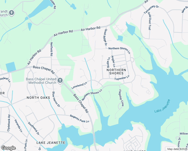 map of restaurants, bars, coffee shops, grocery stores, and more near 3 Levelwind Court in Greensboro