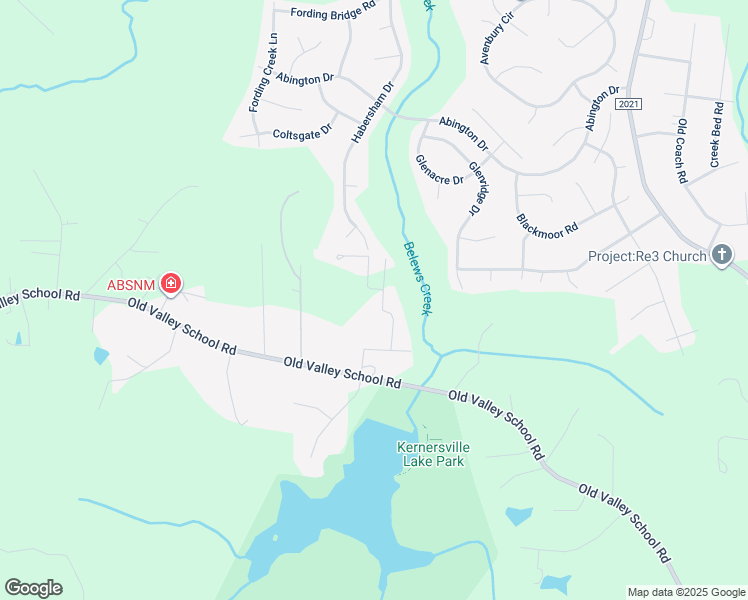 map of restaurants, bars, coffee shops, grocery stores, and more near 6365 Inez Lane in Kernersville
