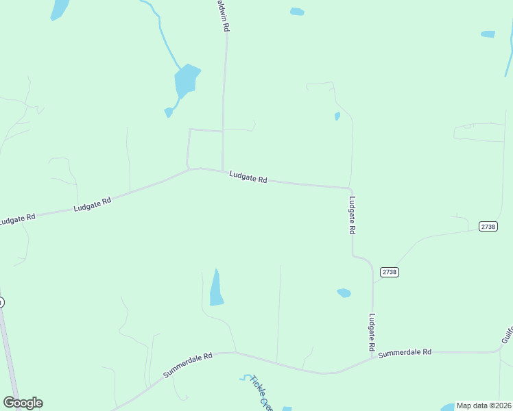 map of restaurants, bars, coffee shops, grocery stores, and more near 7210 Ludgate Road in Elon