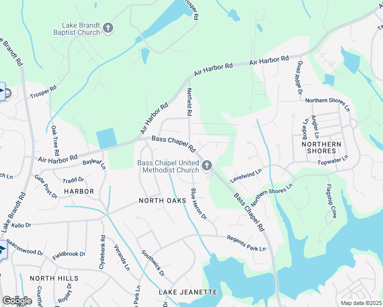 map of restaurants, bars, coffee shops, grocery stores, and more near 5804 Blue Heron Drive in Greensboro