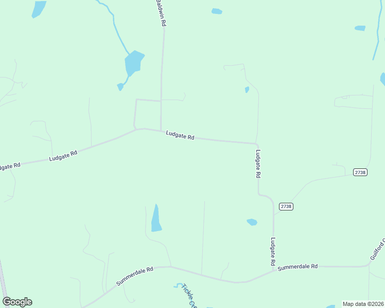 map of restaurants, bars, coffee shops, grocery stores, and more near 7210 Ludgate Road in Elon