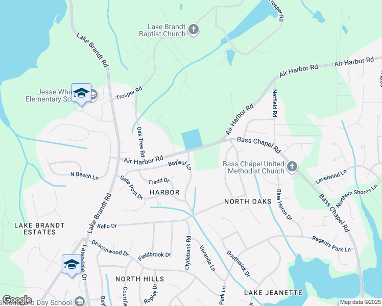 map of restaurants, bars, coffee shops, grocery stores, and more near 1793 Trier Drive in Greensboro