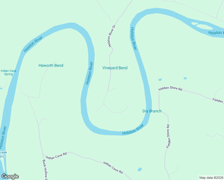 map of restaurants, bars, coffee shops, grocery stores, and more near Keller Ln in Rutledge
