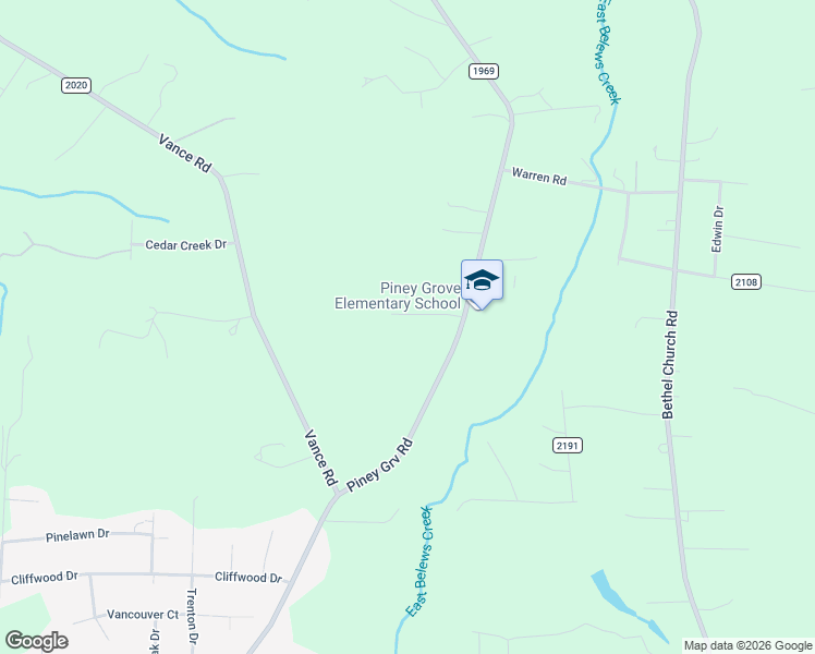 map of restaurants, bars, coffee shops, grocery stores, and more near 8532 Dalton Ridge Road in Kernersville