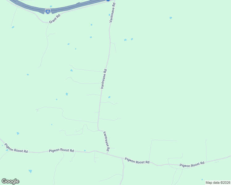 map of restaurants, bars, coffee shops, grocery stores, and more near 73 Vantrease Road in Brush Creek