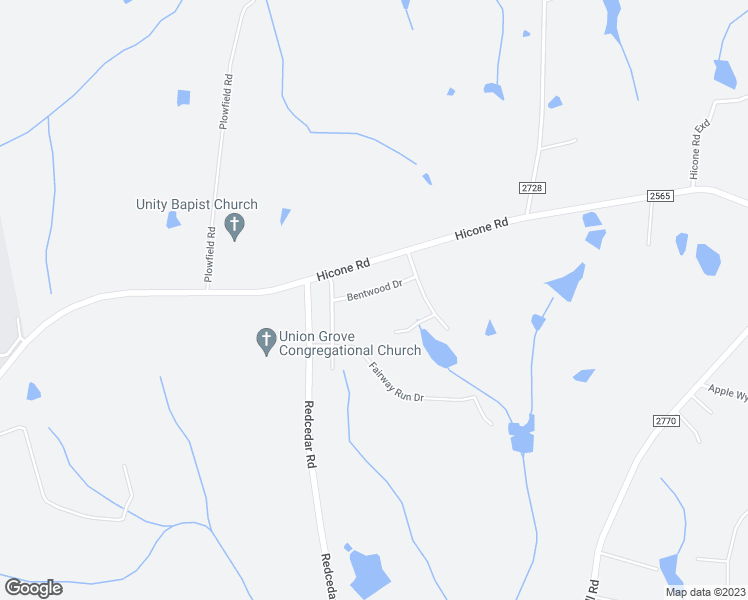 map of restaurants, bars, coffee shops, grocery stores, and more near 5506 Bentwood Drive in McLeansville
