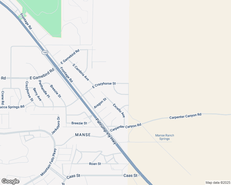 map of restaurants, bars, coffee shops, grocery stores, and more near 6411 East Sand River Street in Pahrump