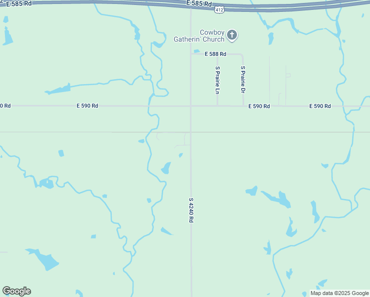 map of restaurants, bars, coffee shops, grocery stores, and more near 31176 South 4240 Road in Inola