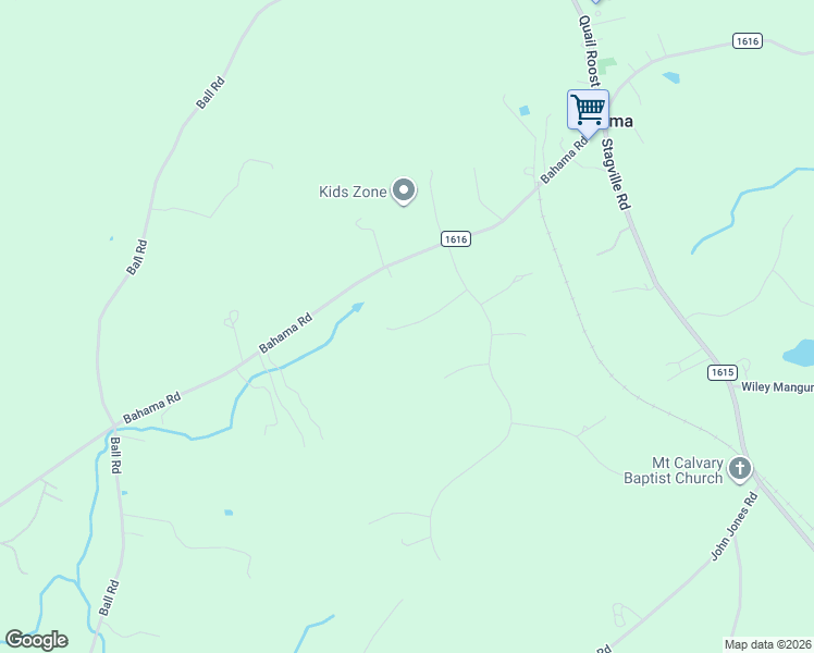 map of restaurants, bars, coffee shops, grocery stores, and more near Dove Ridge Road in Bahama