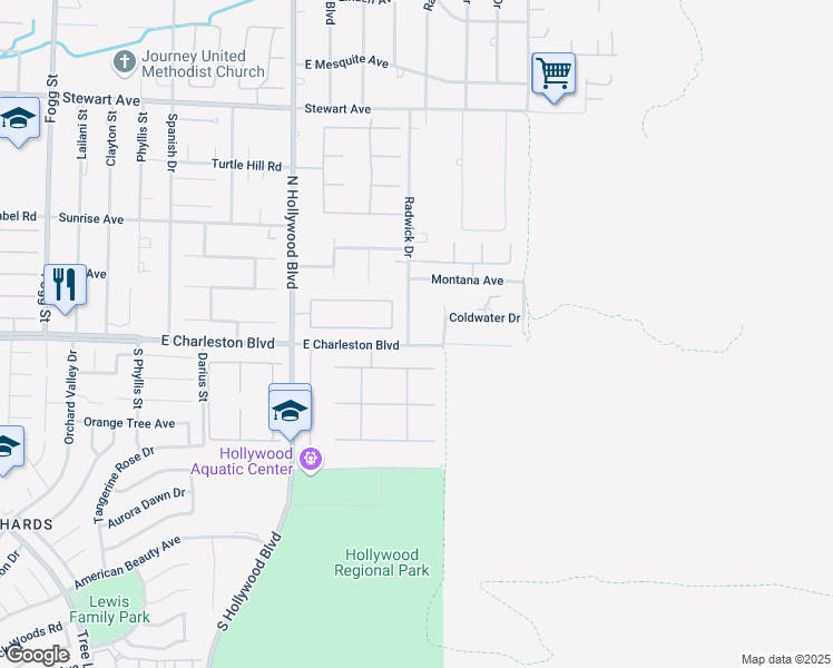 map of restaurants, bars, coffee shops, grocery stores, and more near 6940 Adobe Villa Avenue in Las Vegas