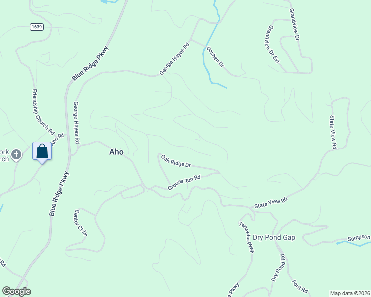 map of restaurants, bars, coffee shops, grocery stores, and more near 464 High Peak Drive in Boone