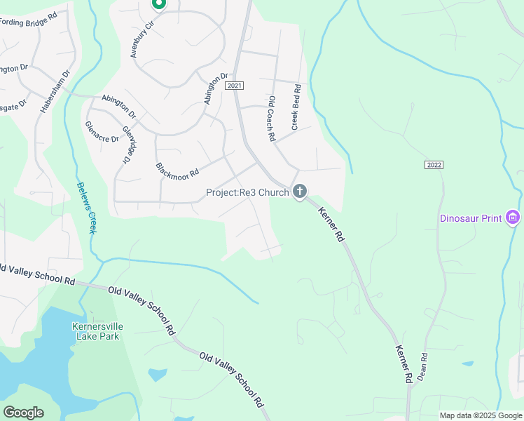 map of restaurants, bars, coffee shops, grocery stores, and more near 1493 Chimney Rock Drive in Kernersville