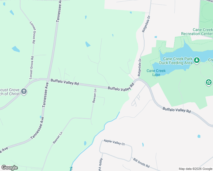 map of restaurants, bars, coffee shops, grocery stores, and more near 2154 Buffalo Valley Road in Cookeville