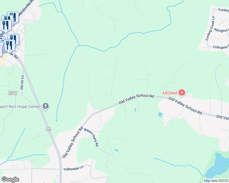 map of restaurants, bars, coffee shops, grocery stores, and more near 2501 King William Drive in Kernersville