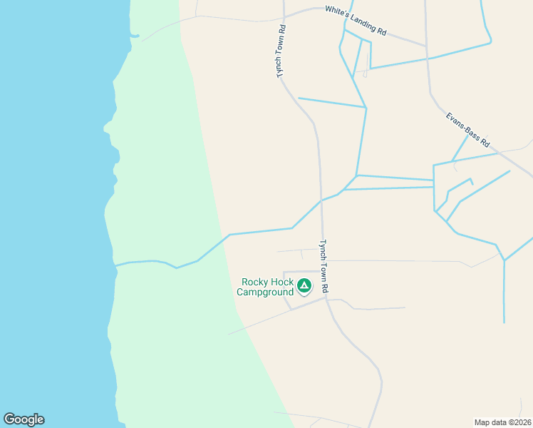 map of restaurants, bars, coffee shops, grocery stores, and more near 257 Tynch Town Road in Edenton