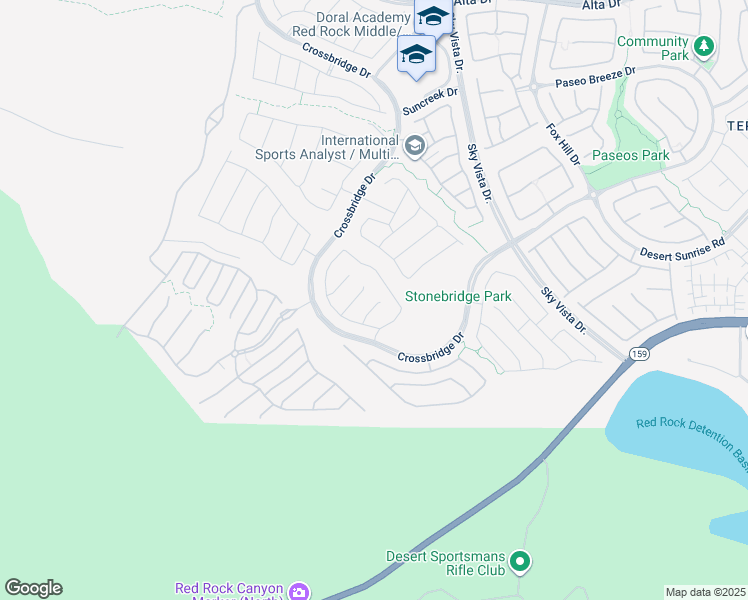 map of restaurants, bars, coffee shops, grocery stores, and more near 884 Cirrus Cloud Avenue in Las Vegas