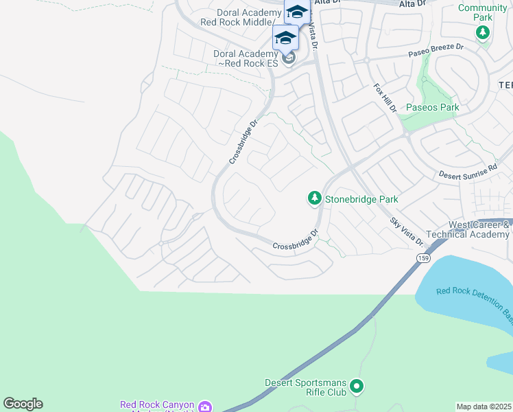 map of restaurants, bars, coffee shops, grocery stores, and more near 12521 Lylan Ridge Street in Las Vegas