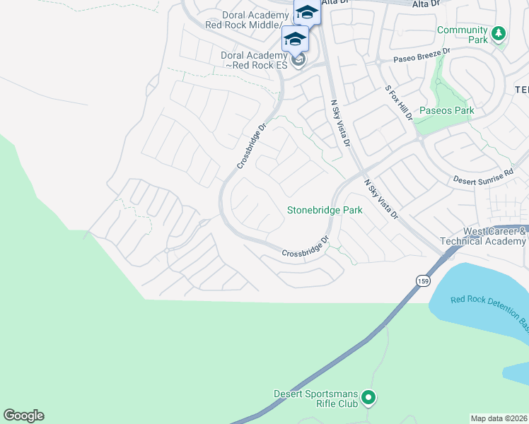 map of restaurants, bars, coffee shops, grocery stores, and more near 884 Cirrus Cloud Avenue in Las Vegas