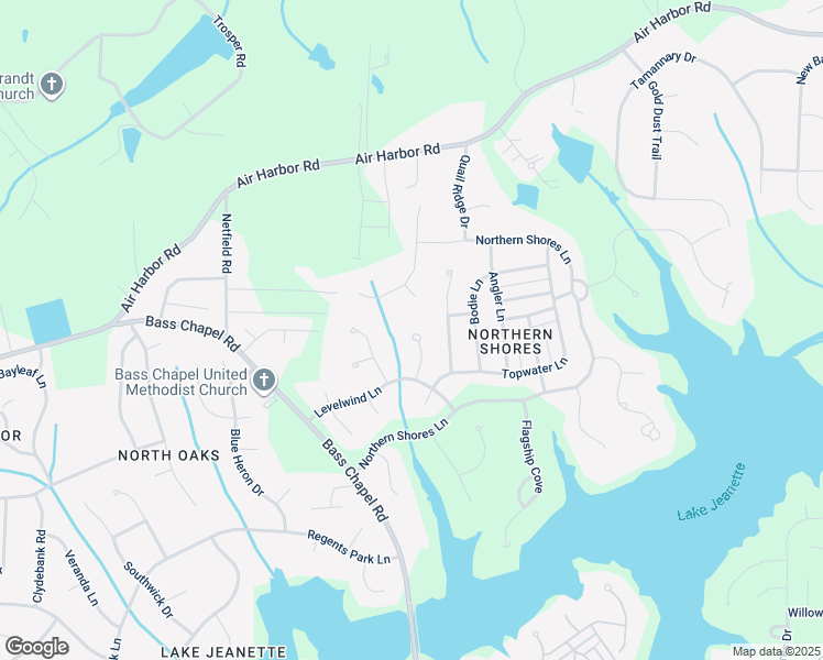 map of restaurants, bars, coffee shops, grocery stores, and more near 9 Levelwind Court in Greensboro