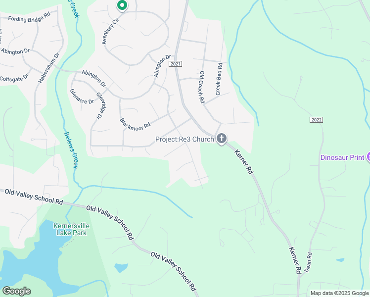 map of restaurants, bars, coffee shops, grocery stores, and more near 7169 Mantlewood Lane in Kernersville