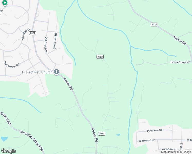 map of restaurants, bars, coffee shops, grocery stores, and more near 7750 Chambers Drive in Kernersville