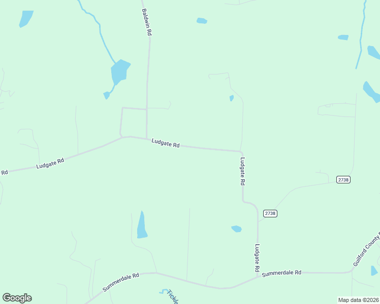 map of restaurants, bars, coffee shops, grocery stores, and more near 5600 Baldwin Road in Elon