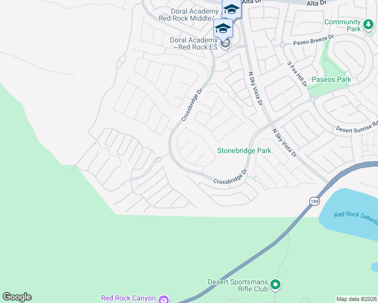 map of restaurants, bars, coffee shops, grocery stores, and more near 12532 Starry Heaven Street in Las Vegas