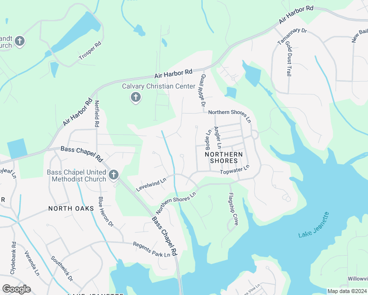 map of restaurants, bars, coffee shops, grocery stores, and more near 9 Levelwind Court in Greensboro