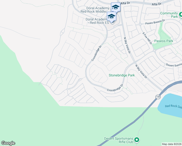 map of restaurants, bars, coffee shops, grocery stores, and more near 833 Ariel Heights Avenue in Las Vegas